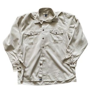 TOMMY BAHAMA Men’s Silk Cotton Casual Button Up Long sleeve Shirt Size M